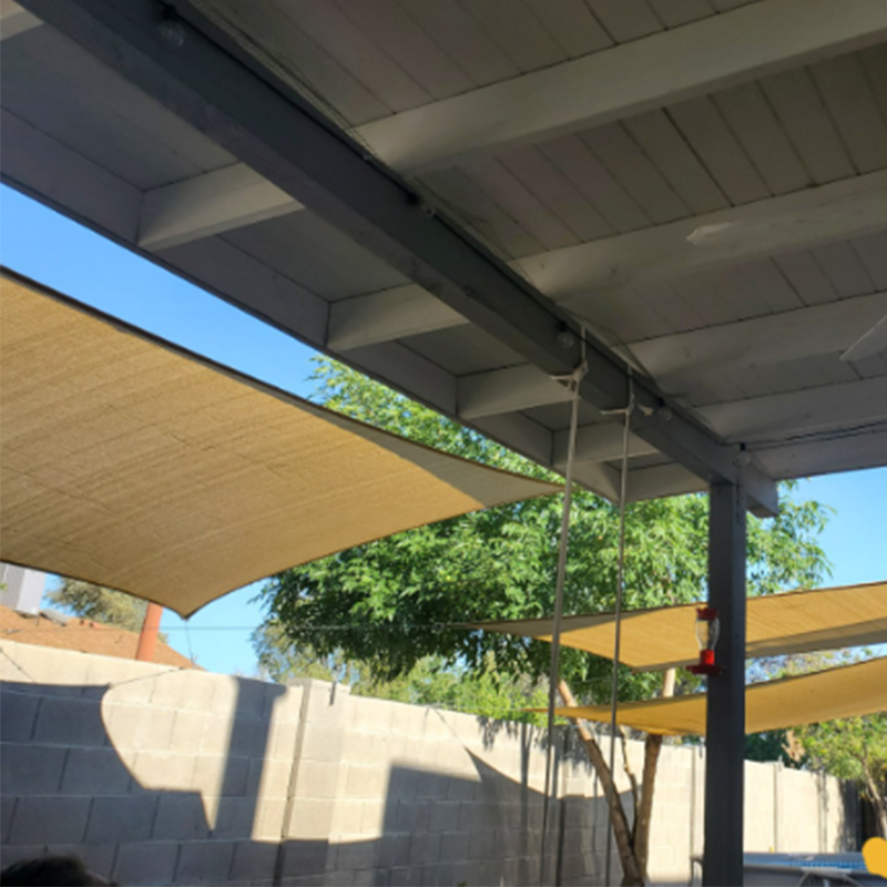 सनशेड नेट कसे स्थापित करावे