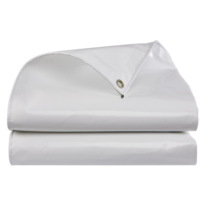 पांढरी तारपॉलीन शीट पीव्हीसी तारपॉलिन